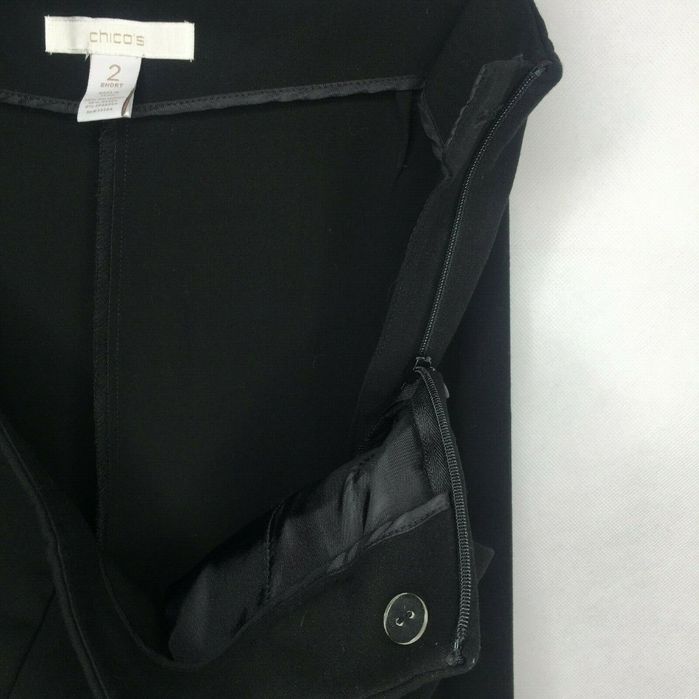 Chico’s Black Dress Pants Slacks Professional - Picture 4 of 7